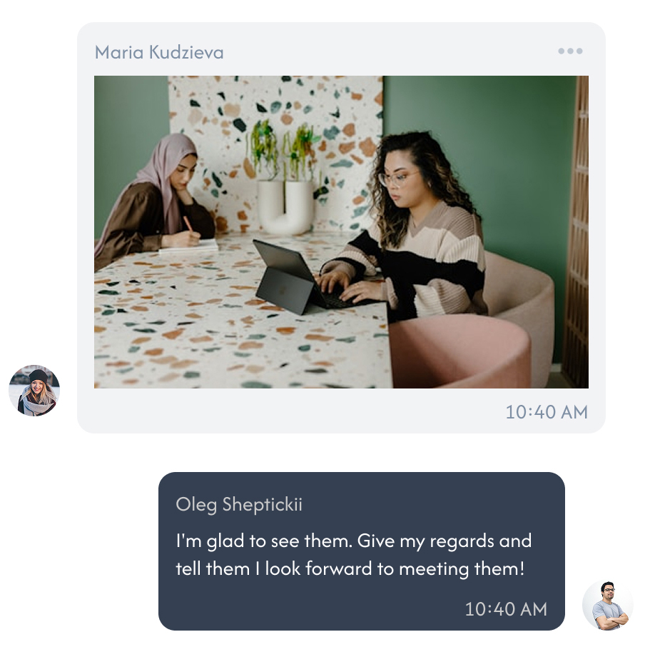 Private & group messaging