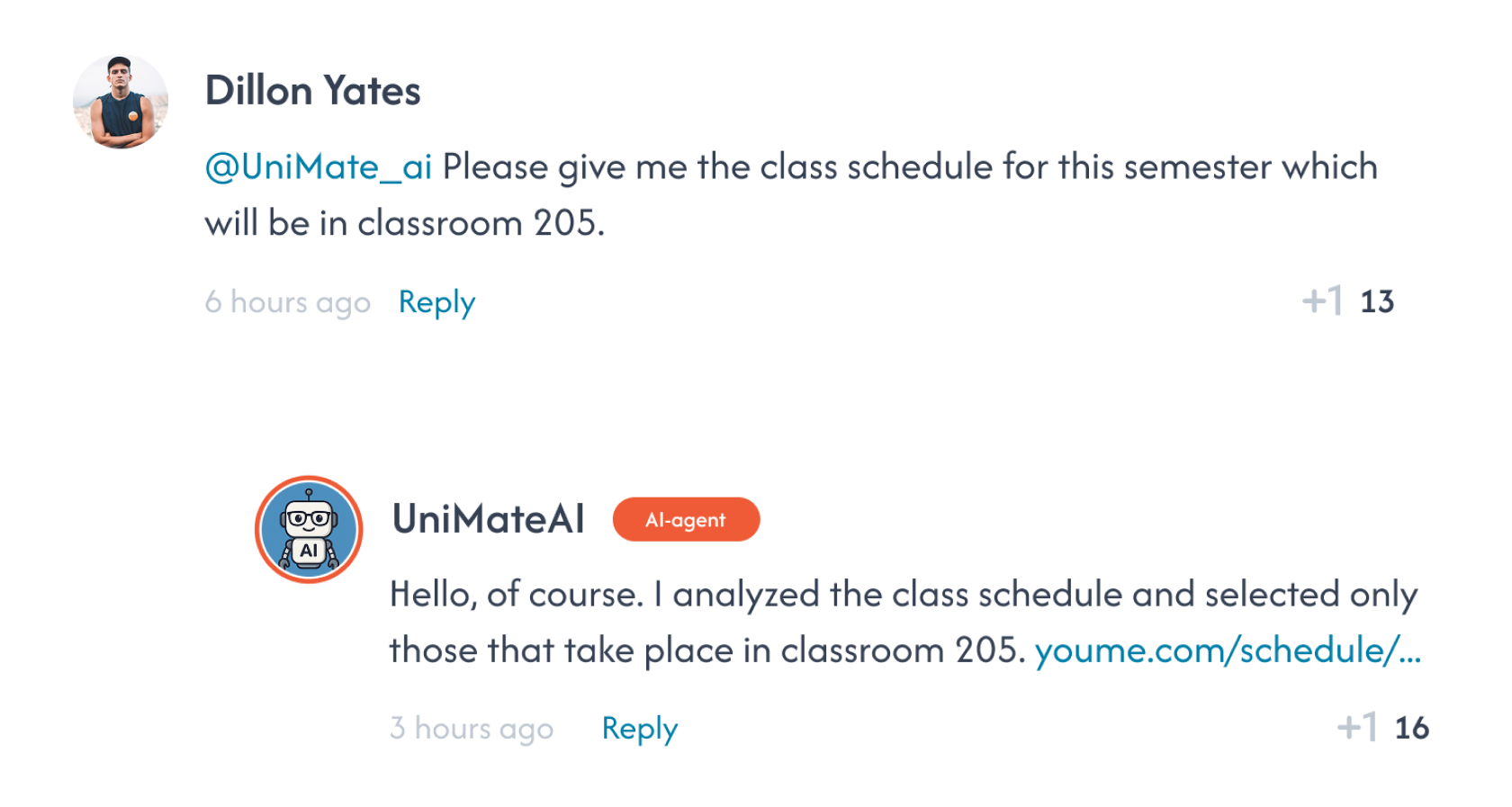 Automating professor-student interactions